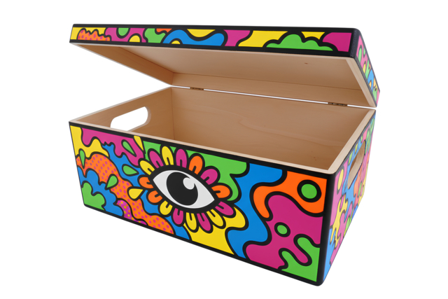 Wooden Storage Box - 29 x 19.5 cm - 2 - Wooden Boxes - 10doigts.com - Boîtes en bois - 10doigts.fr
