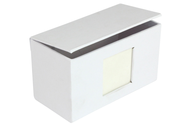caja de cartón blanca - Boîtes et corbeilles en carton - 10doigts.fr