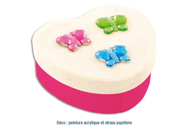 caja mariposa - Boîtes en bois - 10doigts.fr