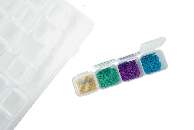 caja de perlas diamond painting - Rangements couture et bijoux - 10doigts.fr