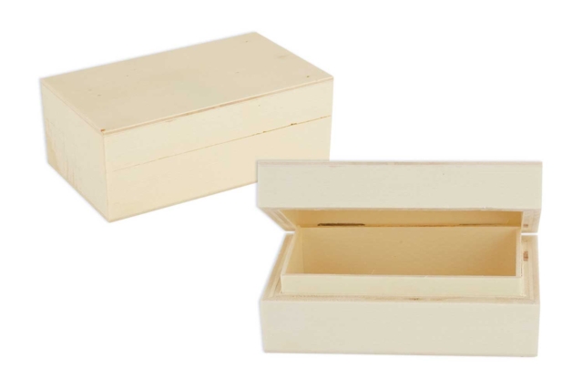 Caja rectangular de madera 10 cm - Boîtes en bois - 10doigts.fr