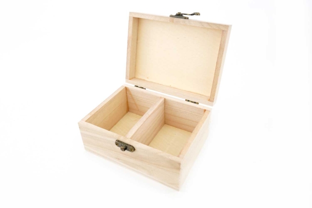 caja de té pequeño modelo - Boîtes en bois - 10doigts.fr