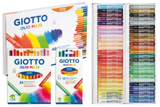 GIOTTO Oil Pastels - 8 - Pastels and Charcoal - 10doigts.com - Pastels et fusains : l'art de la couleur et du contraste - 10doigts.fr