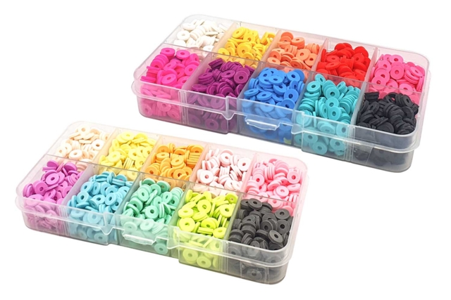 cajas de abalorios heishi - Perles Heishi et coquillages - 10doigts.fr
