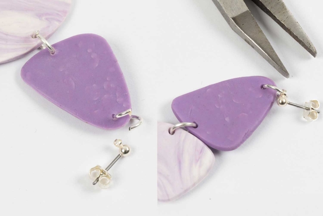 pendientes de bucle fimo - Boucles d'oreilles - 10doigts.fr