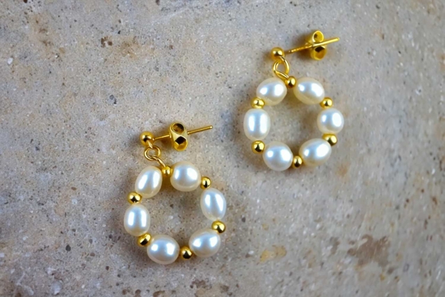 Metallic Gold Round Plastic Beads - 1500 Beads - 3 - Plastic Beads - 10doigts.com - Perles Plastique - 10doigts.fr