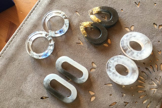 pendientes joyas resina DIY - Moules pour plâtre, savon, béton ... - 10doigts.fr