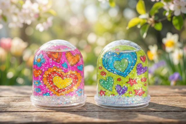 bola de nieve regalo día de la madre - Plastique Transparent - 10doigts.fr