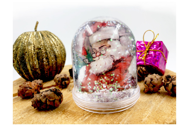 bola de Noël decopatch - Plastique Transparent - 10doigts.fr