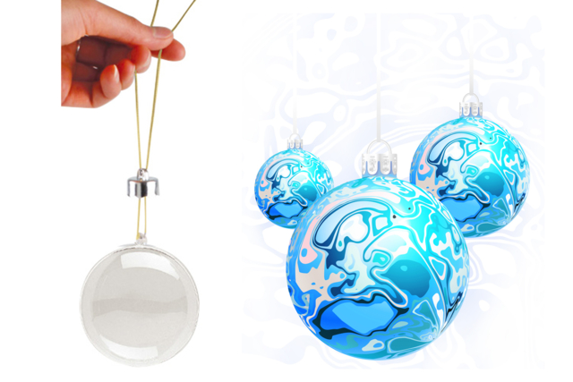 bola de mármol - Boules de Noël DIY - 10doigts.fr