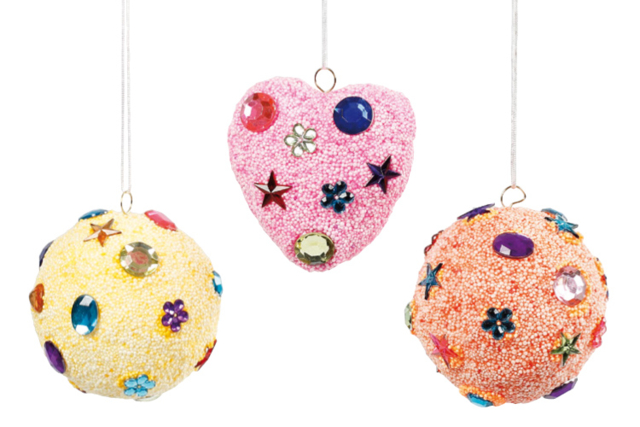 bolas de navidad foam clay - Pâtes à modeler autodurcissantes - 10doigts.fr