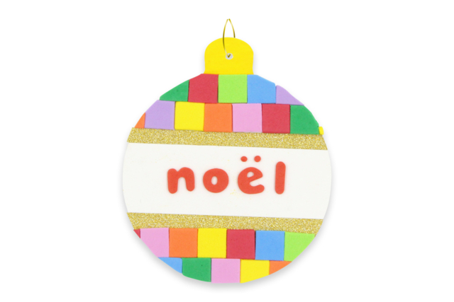 White Cardboard Christmas Ornaments - 6 Pieces - 11 - DIY Christmas Ornaments - 10doigts.com - Boules de Noël DIY - 10doigts.fr