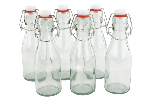 Glass Bottles - 6 Pieces - 1 - Glass Supports - 10doigts.com - Supports en Verre - 10doigts.fr
