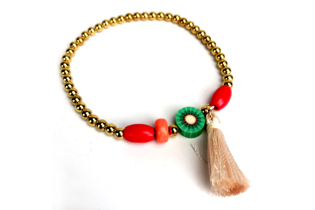 Metallic Gold Round Plastic Beads - 1500 Beads - 8 - Plastic Beads - 10doigts.com - Perles Plastique - 10doigts.fr