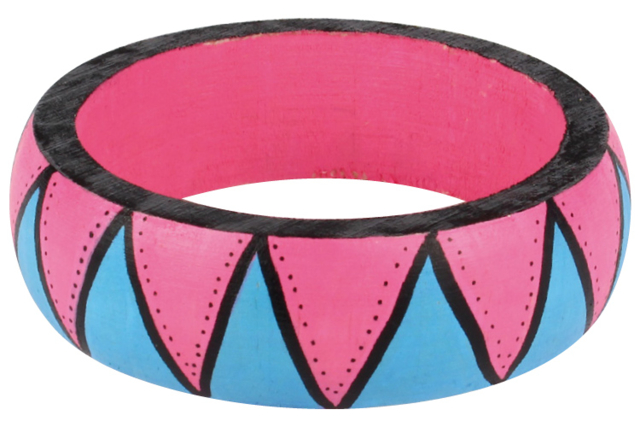 Pulsera de madera (ø 7cm) posca - Bracelets - 10doigts.fr
