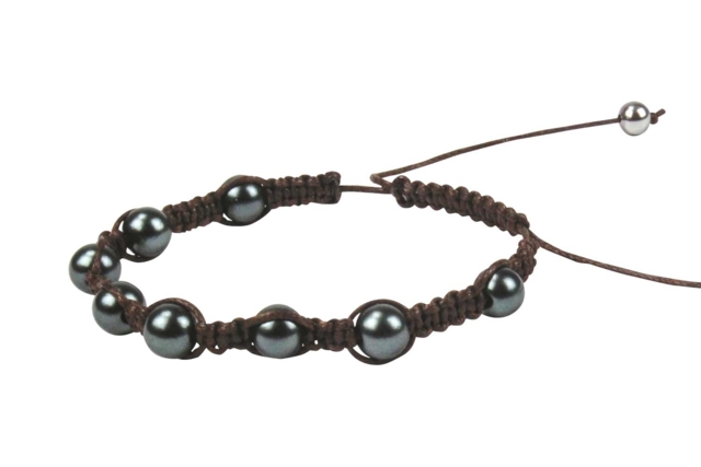 pulsera Abalorios nacarados redondos - Perles Nacrées - 10doigts.fr