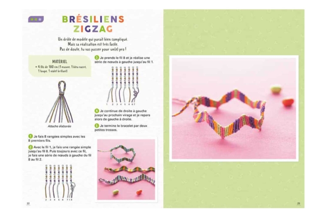 Book: Brazilian Bracelets 80 Models - 3 - Brazilian Bracelet - 10doigts.com - Bracelet brésilien : tout le matériel pour confectionner vos bracelets - 10doigts.fr