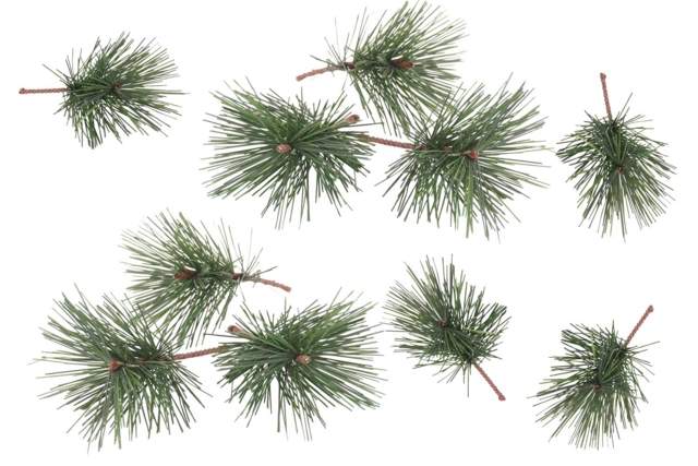 Ramas de abeto para clavar - Petites décorations de Noël - 10doigts.fr
