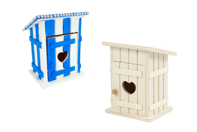 Cabanon de madera en miniatura 8 x 6,5 cm - Les nouveautés 2026 - 10doigts.fr