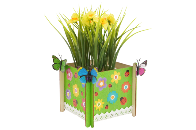 3D Plastic Butterflies - 100 pcs - 6 - Stick-on Decorations - 10doigts.com - Décorations à coller - 10doigts.fr