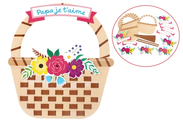 Flower Weaving Basket Kit - 6 Baskets - 4 - Parent's Day Kits - 10doigts.com - Kits fête des parents - 10doigts.fr