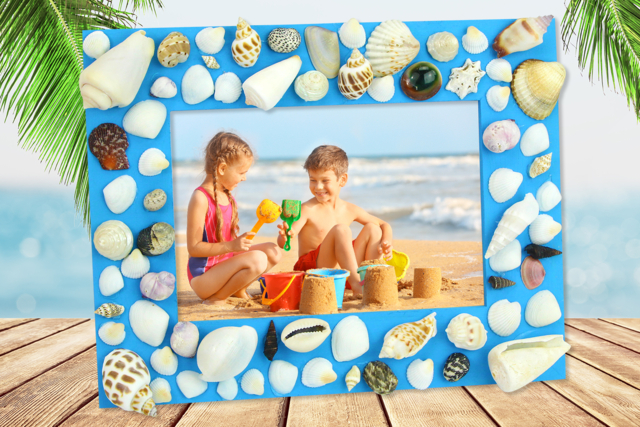 Wooden Photo Frame with Glass 23 x 18 cm - 3 - Wooden Photo Frames - 10doigts.com - Cadres photos en bois - 10doigts.fr