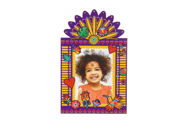 Fiesta Frames Kit + Accessories - 4 Frames - 5 - Creative Sticker Kits - 10doigts.com - Kits créatifs avec gommettes : le plein d’idées pour les petits artistes - 10doigts.fr