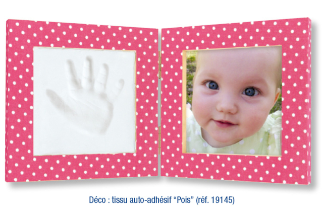 Double Baby Footprint Frame + Photo - 9 - Imprints - Molding and Casting - 10doigts.com - Empreinte - Modelage et moulage - 10doigts.fr