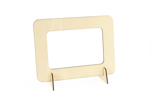 marco de madera a decorar - Cadres photos en bois - 10doigts.fr