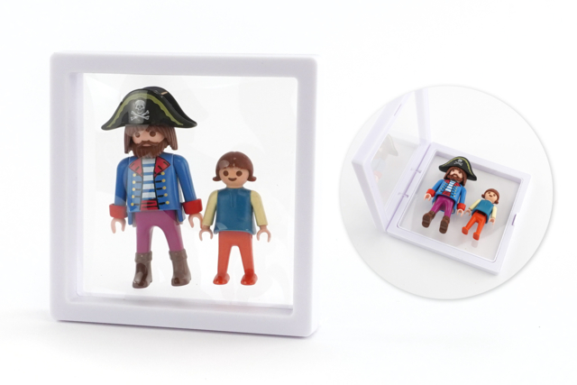 Floating Effect Presentation Frames - 2 Pieces - 4 - Decorative Photo Frames - 10doigts.com - Cadres et clips photos : des supports uniques pour afficher vos souvenirs - 10doigts.fr