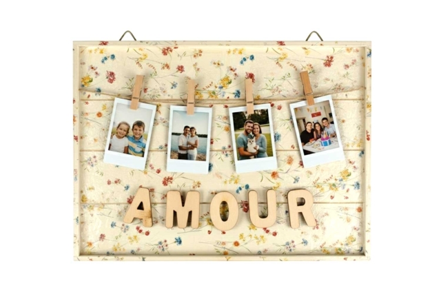 Wooden Collage Frame 30 cm - 2 - Wooden Photo Frames - 10doigts.com - Cadres photos en bois - 10doigts.fr