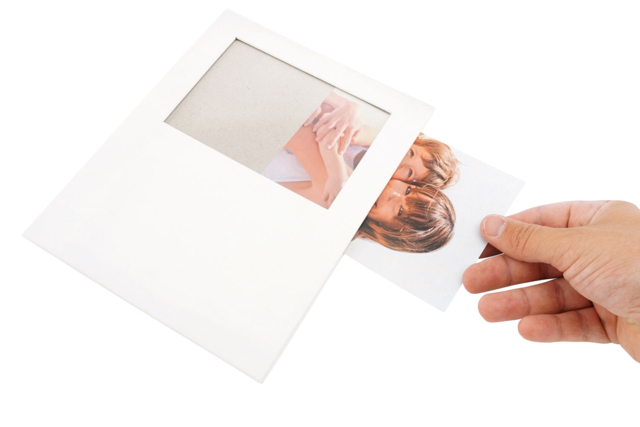 White Cardboard Photo Frame for Display - 4 - Cardboard Frames - 10doigts.com - Cadres en carton - 10doigts.fr
