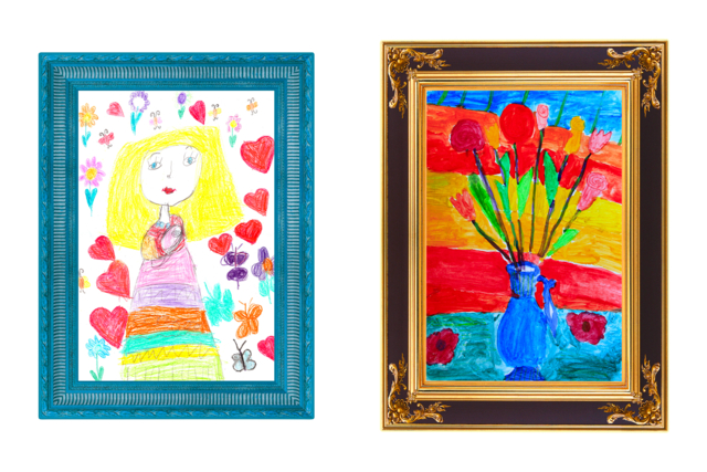 Illusion Frame Cards - 10 Frames - 15 - Cardboard Frames - 10doigts.com - Cadres en carton - 10doigts.fr