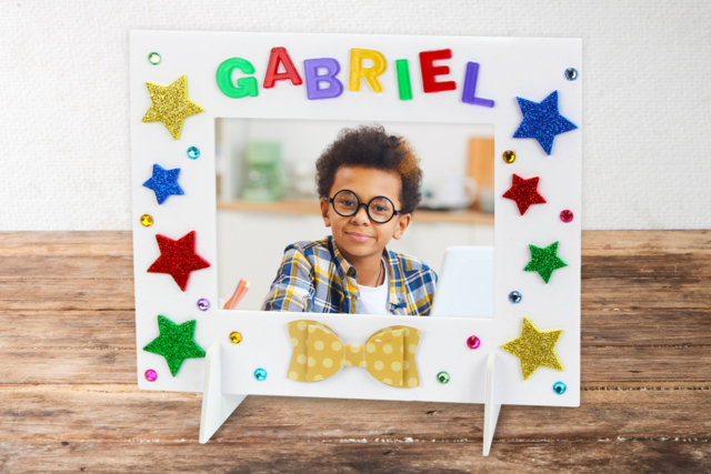 Foam Board Photo Frames - 6 Pieces - 2 - Cardboard Frames - 10doigts.com - Cadres en carton - 10doigts.fr