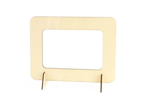 marco rectangular de madera para decorar - Cadres photos en bois - 10doigts.fr