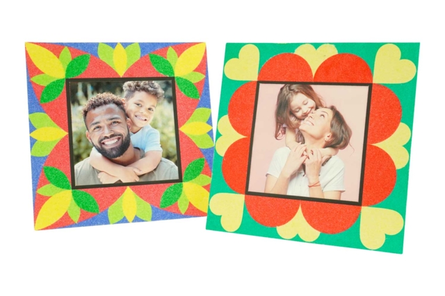 Square Sanding Frames - 4 Pieces - 3 - Decorative Photo Frames - 10doigts.com - Cadres et clips photos : des supports uniques pour afficher vos souvenirs - 10doigts.fr
