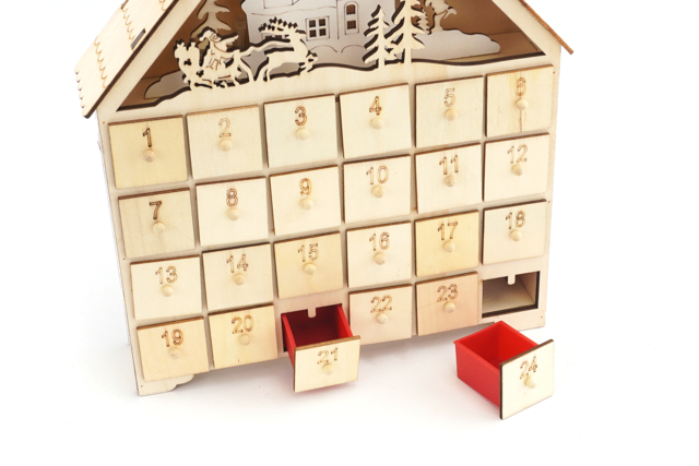Light-Up House Advent Calendar - 3 - Advent Calendars - 10doigts.com - Calendriers de l'Avent - 10doigts.fr