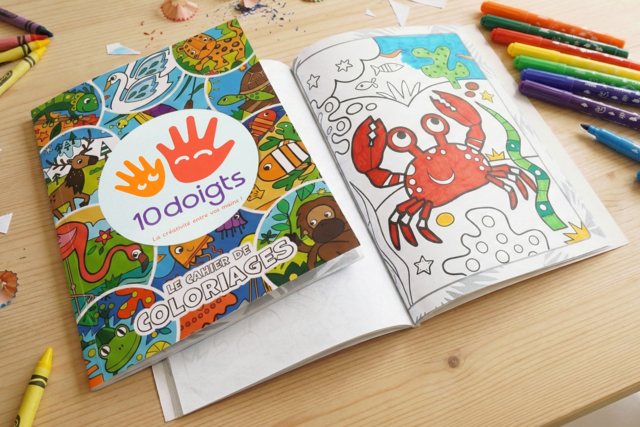 Easy Coloring Notebook 10doigts - Livres de coloriage et dessins : pour apprendre et s'évader - 10doigts.fr