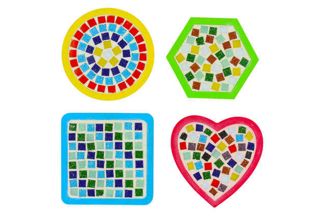 azulejos de mosaico corazón - Objets bois pour la cuisine - 10doigts.fr