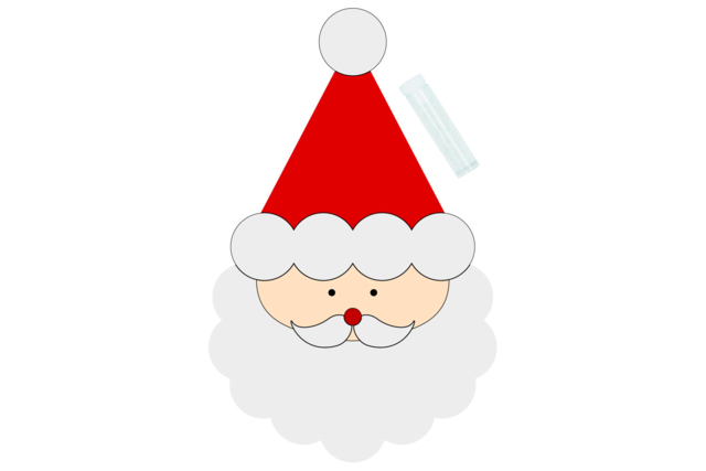 Sparkling Santa Claus Card Kit - 6 Cards - 5 - Christmas Creative Kits for Children - 10doigts.com - Kits créatifs de Noël pour les enfants - 10doigts.fr