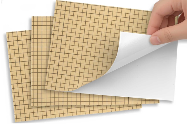 Double-Sided Adhesive Cards - 3 Pieces - 1 - Transparent Adhesives - 10doigts.com - Scotch et adhésifs - 10doigts.fr
