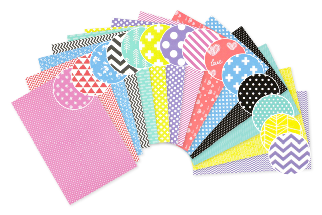 cartas fuertes assortidas a motivos - Papiers Format A4 - 10doigts.fr