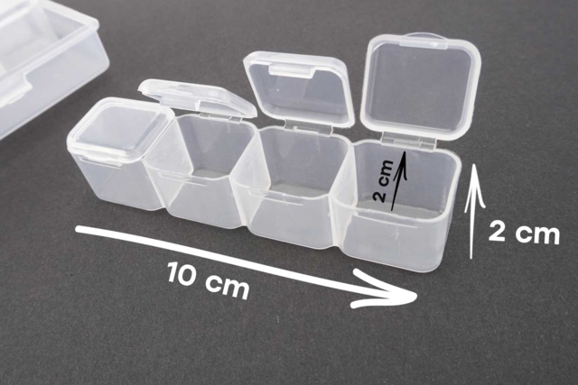casilleros móviles de plástico - Rangements couture et bijoux - 10doigts.fr