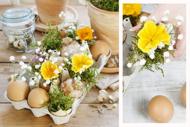 Centro de mesa para Pascua - Supports pour Art Floral : Donnez vie à vos compositions - 10doigts.fr