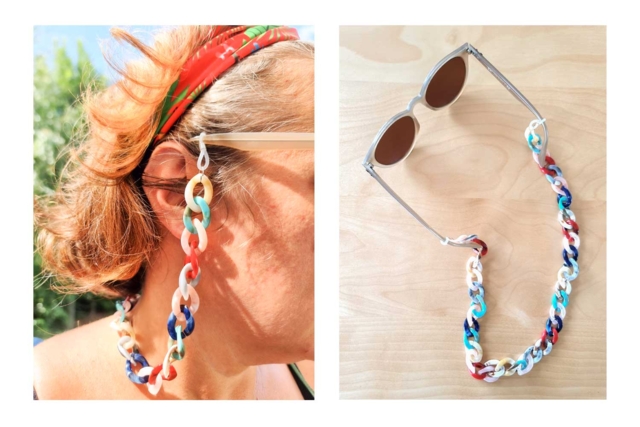 cadena de gafas eslabones - Perles Acrylique - 10doigts.fr