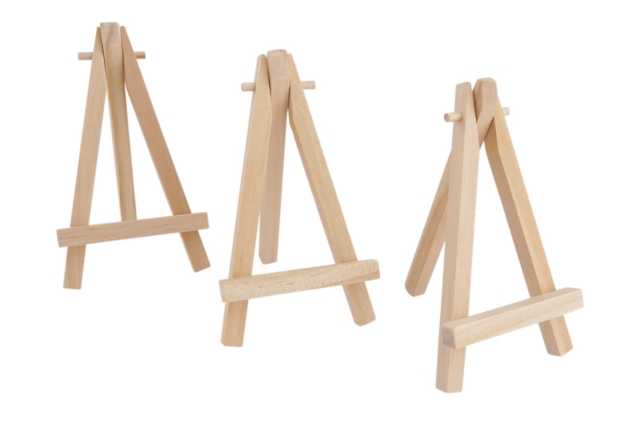 Mini Wooden Easels - 3 Pieces - 4 - Easels for Children and Display Stands - 10doigts.com - Chevalets pour enfants et supports d’exposition - 10doigts.fr
