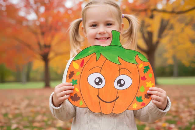 Giant Pumpkins to Decorate - 6 Pieces - 2 - Halloween Decoration Stands - 10doigts.com - Supports d'Halloween à décorer - 10doigts.fr