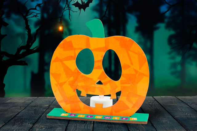 calabaza de papel de seda naranja - Papiers de soie - 10doigts.fr