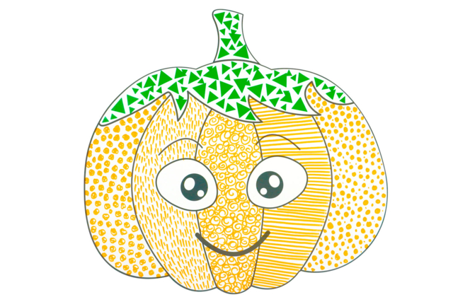 Giant Pumpkins to Decorate - 6 Pieces - 4 - Halloween Decoration Stands - 10doigts.com - Supports d'Halloween à décorer - 10doigts.fr
