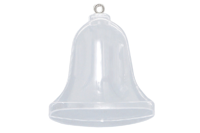 Transparent Plastic Bell - 3 - Fillable Shapes - Plastic - 10doigts.com - Formes à garnir - Plastique - 10doigts.fr